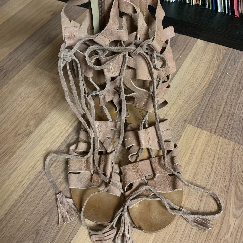 Free People Leather Sandal